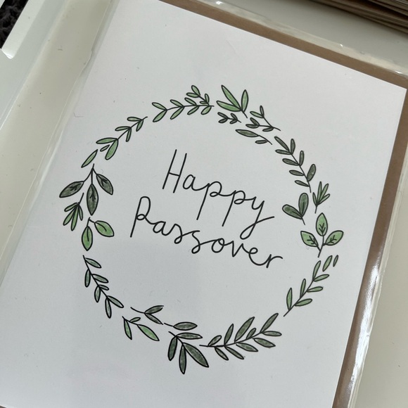 NEW GREETING CARD BUNDLE w/ ENVELOPES HANNUKAH & PASSOVER, 30 total (in sleeves) - Picture 2 of 5